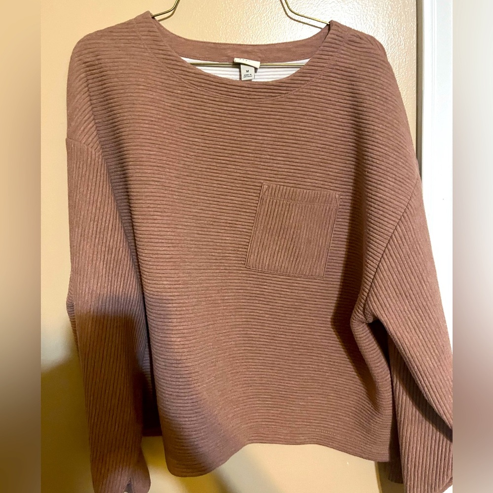 A New Day Pink Knit Sweater Women’s Medium
